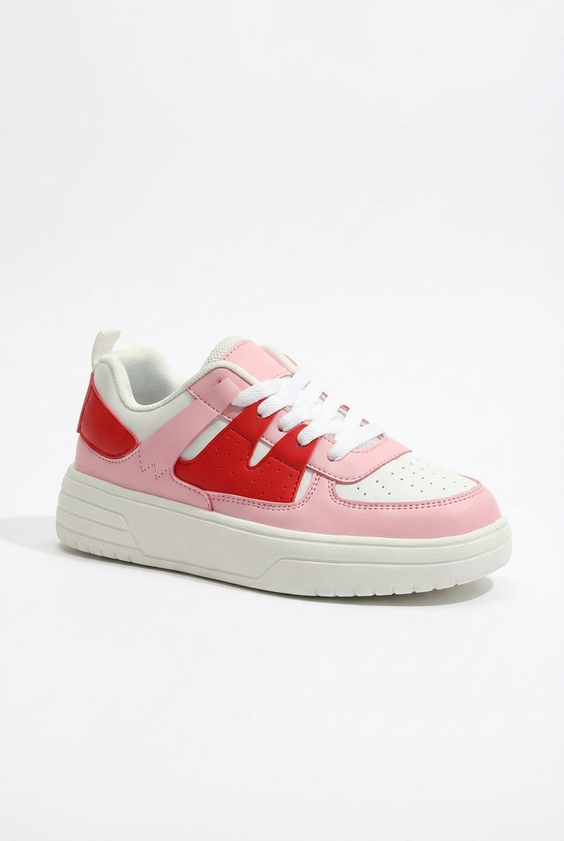 Chunky Retro Sneakers-footwear > sneakers-Laventaire-Pink-35-Laventaire