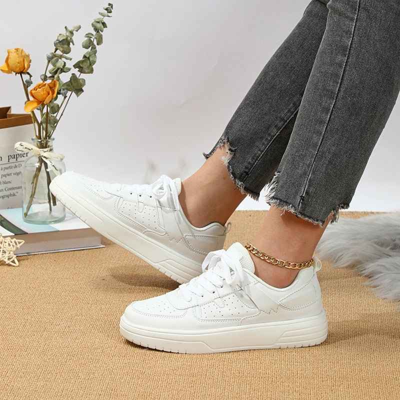 Chunky Retro Sneakers-footwear > sneakers-Laventaire-White-35-Laventaire