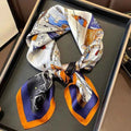 Cityscape Blue Print Scarf-accessories > scarves-Laventaire-Laventaire