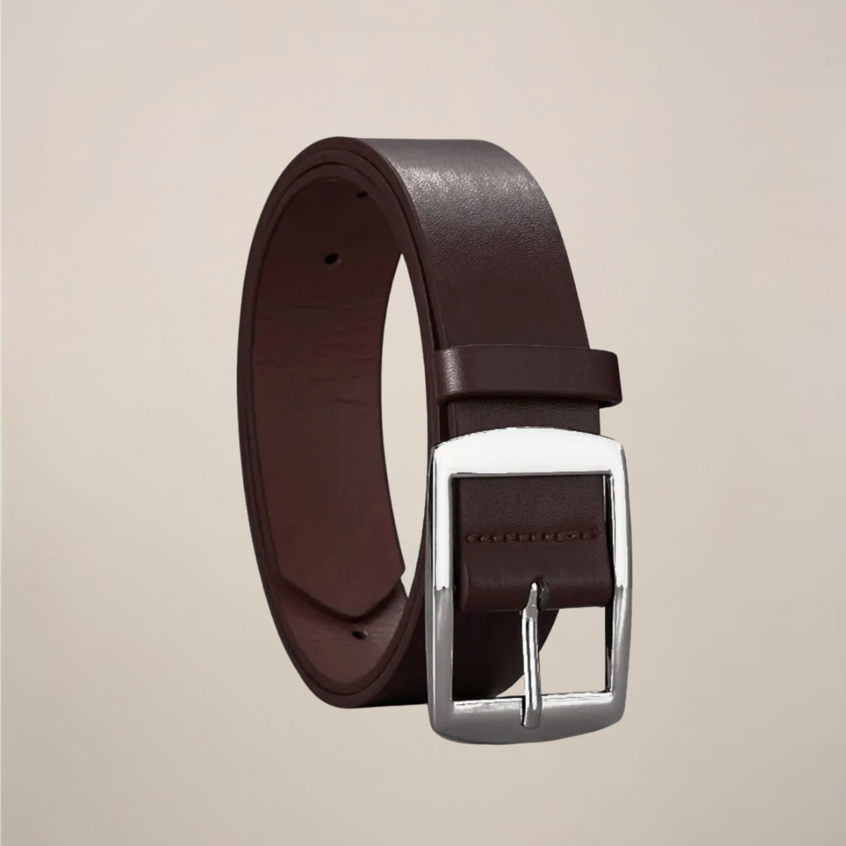 Classic Adjustable Belt-accessories > belts > men's belts-Laventaire-Dark Brown-S-Laventaire