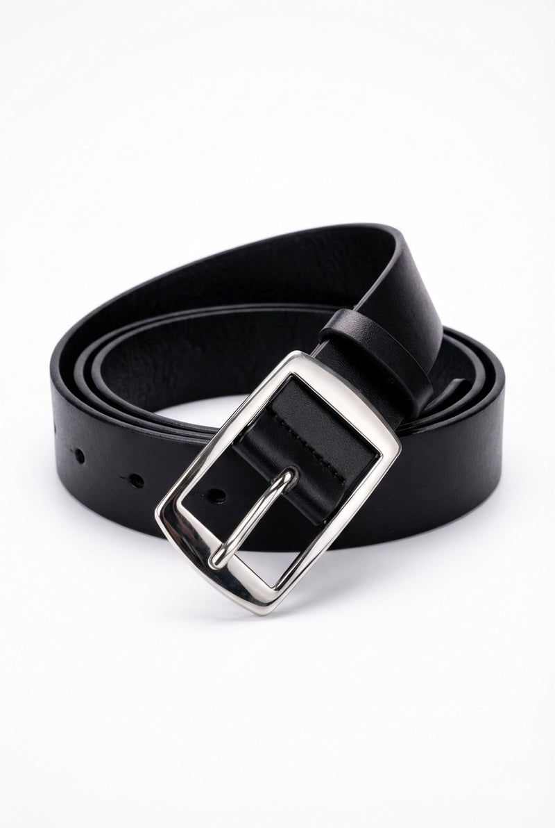 Classic Adjustable Belt-accessories > belts > men's belts-Laventaire-Silver-S-Laventaire