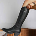 Classic Cowboy Boots-footwear > boots > cowboy boots-Laventaire-Laventaire