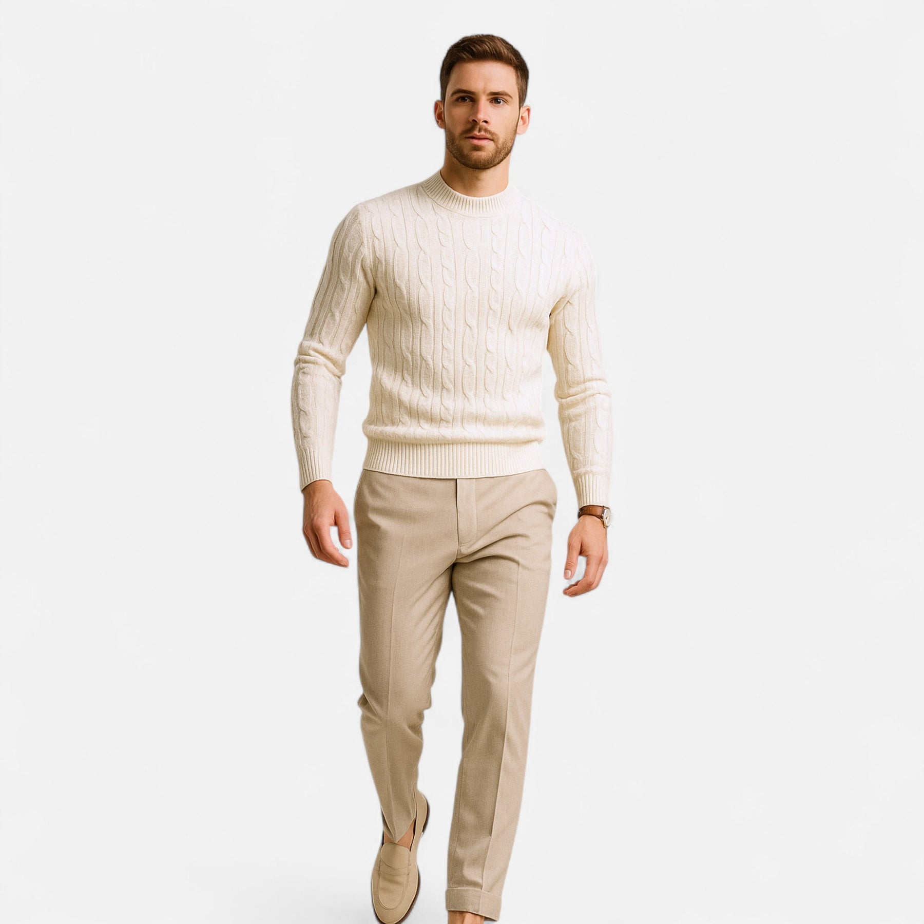 Classic Crewneck Sweater-sweaters > crewneck sweater-Laventaire-Laventaire