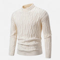 Classic Crewneck Sweater-sweaters > crewneck sweater-Laventaire-Cream-S-Laventaire