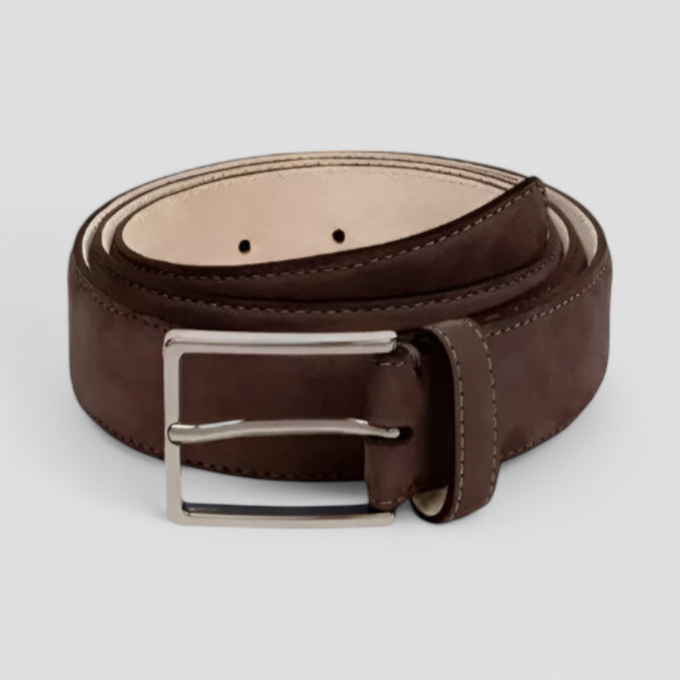 Classic Finish Belt-accessories > belts-Laventaire-Dark Brown-One size-Laventaire