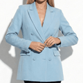 Classic Fit Long Sleeve Blazer-blazers > classic fit blazer-Laventaire-Laventaire