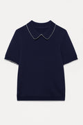 Classic Fit Short Sleeve Top-tops > short sleeve top-Laventaire-Laventaire