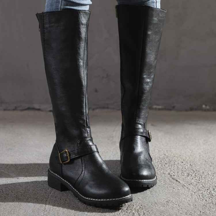 Classic Knee High Boots-footwear > boots > knee-high boots-Laventaire-Laventaire