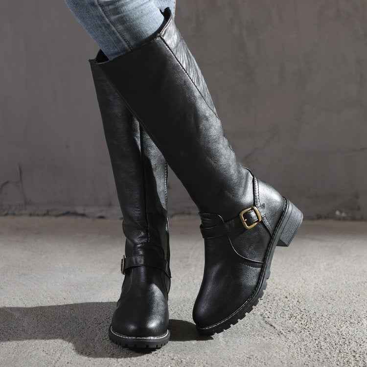 Classic Knee High Boots-footwear > boots > knee-high boots-Laventaire-Laventaire