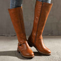 Classic Knee High Boots-footwear > boots > knee-high boots-Laventaire-Brown-36-Laventaire