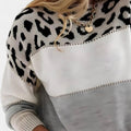 Classic Leopard Print Sweater-sweaters > casual sweater-Laventaire-Laventaire