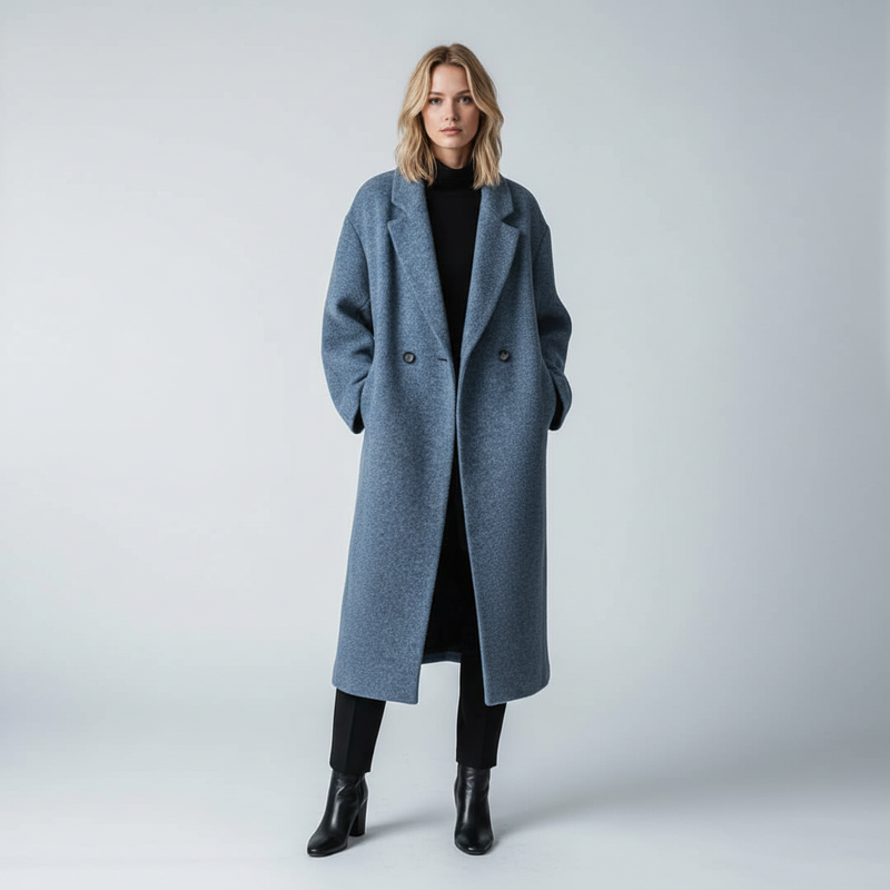Classic Long Coat-coats > long coat-Laventaire-Laventaire