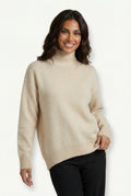 Classic Oversized Turtleneck Sweater-sweaters > turtleneck sweater-Laventaire-Laventaire