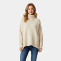 Classic Oversized Turtleneck Sweater-sweaters > turtleneck sweater-Laventaire-Cream-S-Laventaire