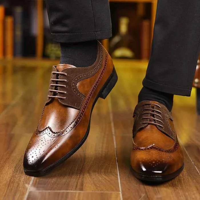Classic Oxford Shoes-footwear > dress shoes > oxfords-Laventaire-Laventaire