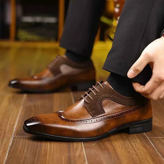 Classic Oxford Shoes-footwear > dress shoes > oxfords-Laventaire-Laventaire
