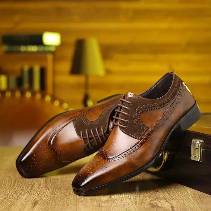 Classic Oxford Shoes-footwear > dress shoes > oxfords-Laventaire-Laventaire