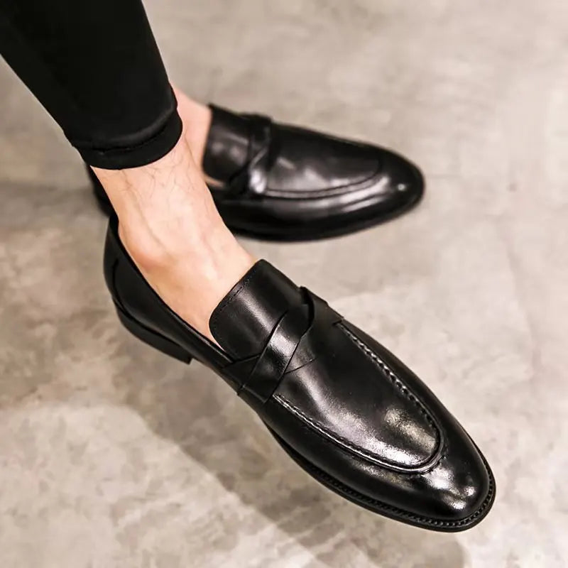 Classic Penny Loafers-footwear > loafers-Laventaire-Black-38-Laventaire