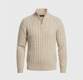 Classic Quarter-Zip Sweater-sweaters > quarter-zip sweater-Laventaire-Laventaire