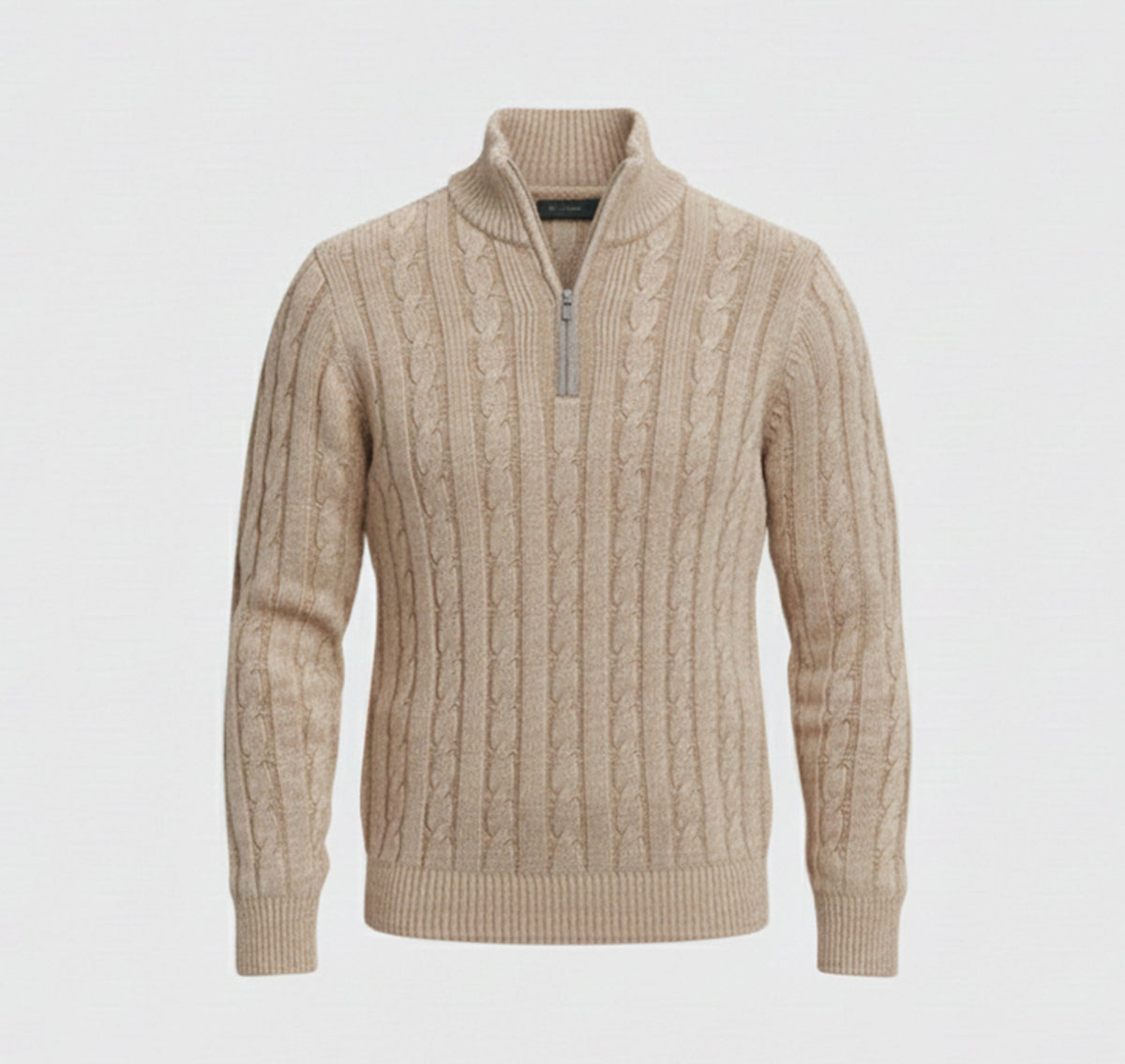 Classic Quarter-Zip Sweater-sweaters > quarter-zip sweater-Laventaire-Laventaire