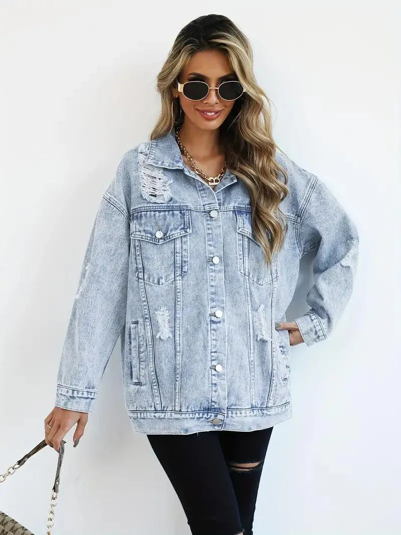 Classic Relaxed Fit Jacket-jackets > oversized jacket-Laventaire-Laventaire