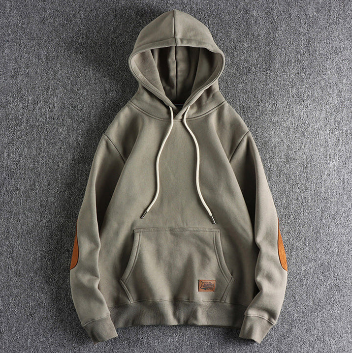 Classic Relaxed Hoodie-hoodies > relaxed fit hoodie-Laventaire-Light Gray-XS-Laventaire