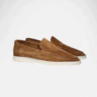 Classic Slip On Loafers-footwear > loafers-Laventaire-Brown-38-Laventaire