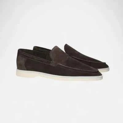 Classic Slip On Loafers-footwear > loafers-Laventaire-Dark Brown-38-Laventaire