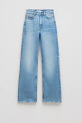 Classic Wide Leg Jeans-jeans > wide leg jeans-Laventaire-Light Blue-S-Laventaire