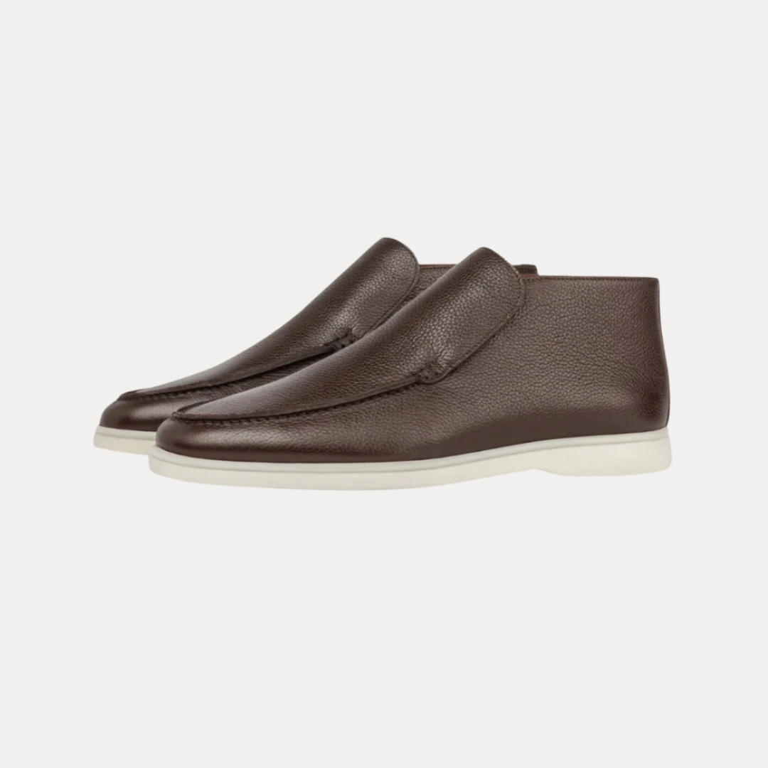 Classic Footwear Slip-On Loafers-footwear > loafers-Laventaire-Dark Brown-38-Laventaire