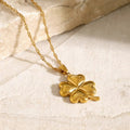 Clover Pendant Necklace-jewelry > necklaces > pendant necklace-Laventaire-Laventaire