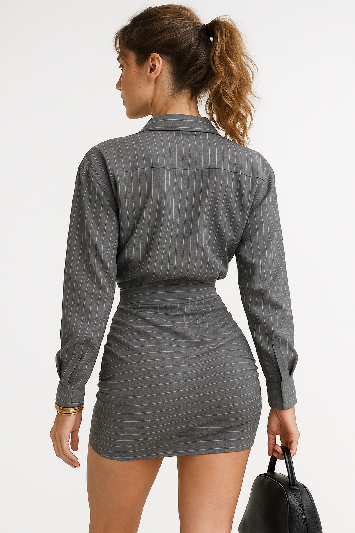 Comfortable Relaxed Outfit Set-sets > shirt and skirt set-Laventaire-Laventaire