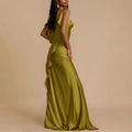 Cowl Neck Maxi Dress-dresses > maxi dress-Laventaire-Laventaire