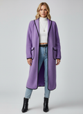 Cozy Long Coatigan-coats > long coat-Laventaire-Purple-S-Laventaire