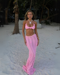Crochet Maxi Skirt Set-sets > maxi skirt set-Laventaire-Laventaire