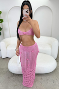 Crochet Maxi Skirt Set-sets > maxi skirt set-Laventaire-Laventaire