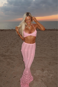 Crochet Maxi Skirt Set-sets > maxi skirt set-Laventaire-Laventaire