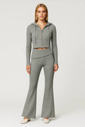 Cropped Hoodie Co-Ord Set-sets > cropped hoodie set-Laventaire-Laventaire