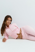 Cropped Knit Lounge Set-loungewear > lounge set-Laventaire-Laventaire