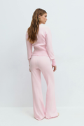 Cropped Knit Lounge Set-loungewear > lounge set-Laventaire-Laventaire