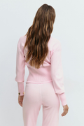 Cropped Knit Lounge Set-loungewear > lounge set-Laventaire-Laventaire