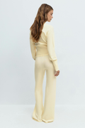 Cropped Knit Lounge Set-loungewear > lounge set-Laventaire-Laventaire
