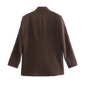 Double-Breasted Blazer Jacket-jackets > blazers > blazer jackets-Laventaire-Laventaire