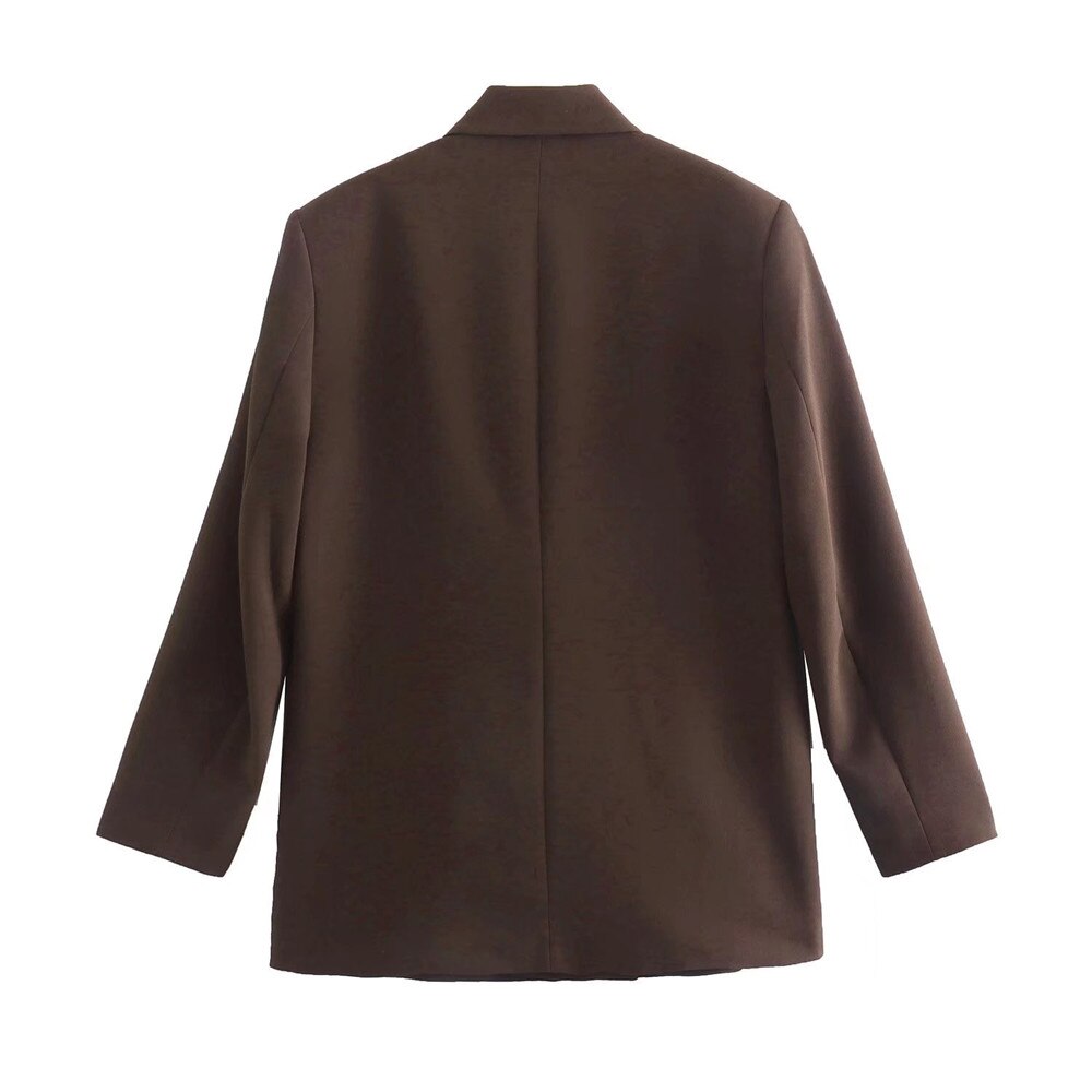 Double-Breasted Blazer Jacket-jackets > blazers > blazer jackets-Laventaire-Laventaire