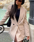 Double-Breasted Blazer Jacket-jackets > blazers > blazer jackets-Laventaire-Laventaire