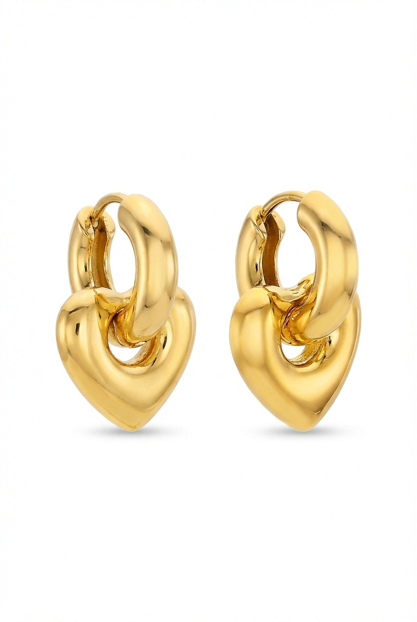 Drop Earrings Dangle Style-accessories > earrings > drop earrings-Laventaire-Gold-One Size-Laventaire