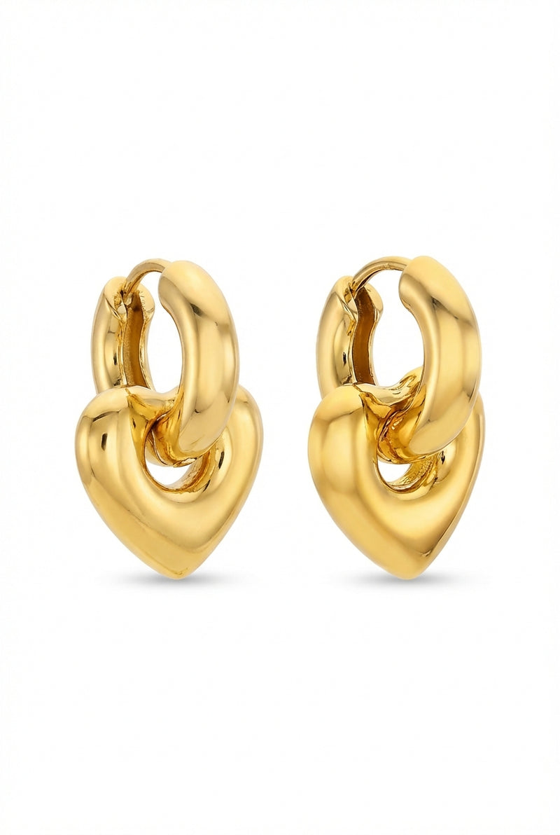 Drop Earrings Dangle Style-accessories > earrings > drop earrings-Laventaire-Gold-One Size-Laventaire