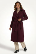 Elegant Belted Long Trench Coat-coats > trench coats-Laventaire-Laventaire