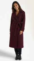 Elegant Belted Long Trench Coat-coats > trench coats-Laventaire-Laventaire