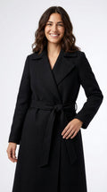 Elegant Belted Trench Coat-outerwear > trench coat-Laventaire-Laventaire